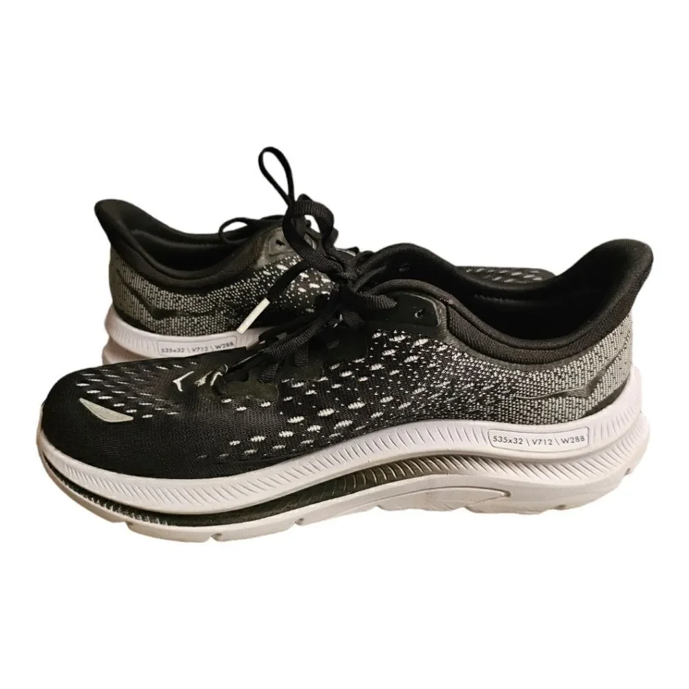 HOKA Kawana‎ Black White Sneakers - Size 8.5D